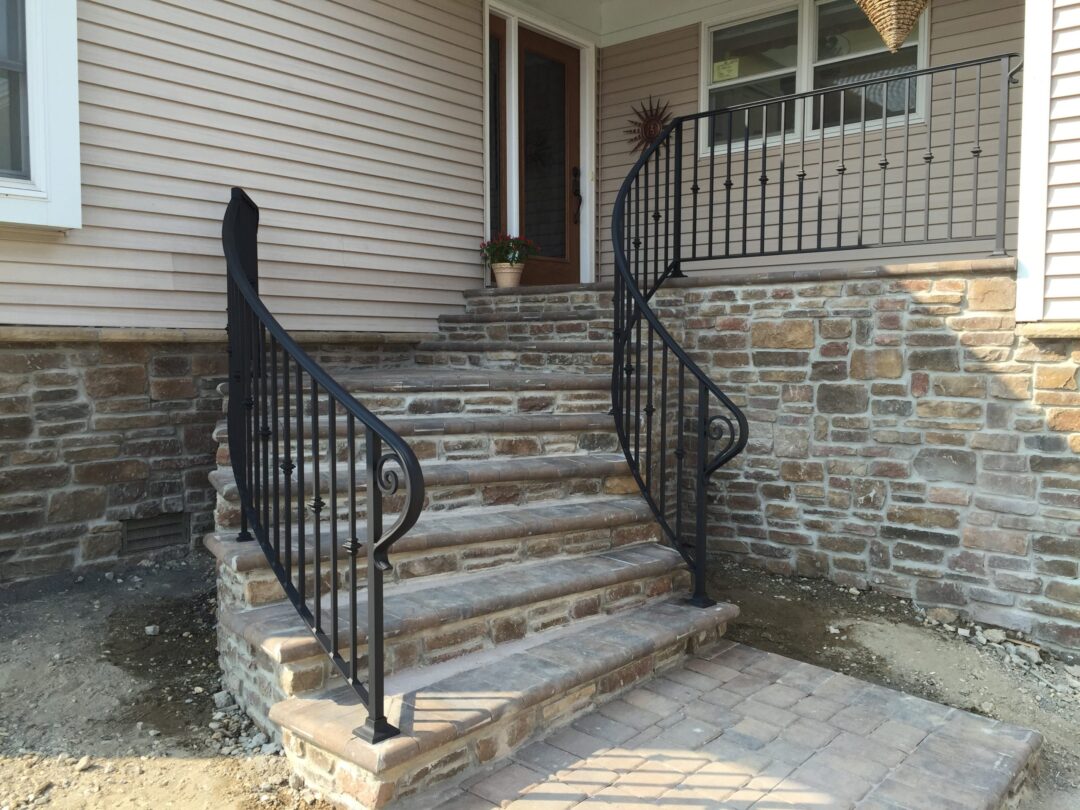 Exterior Metal Stair Railing