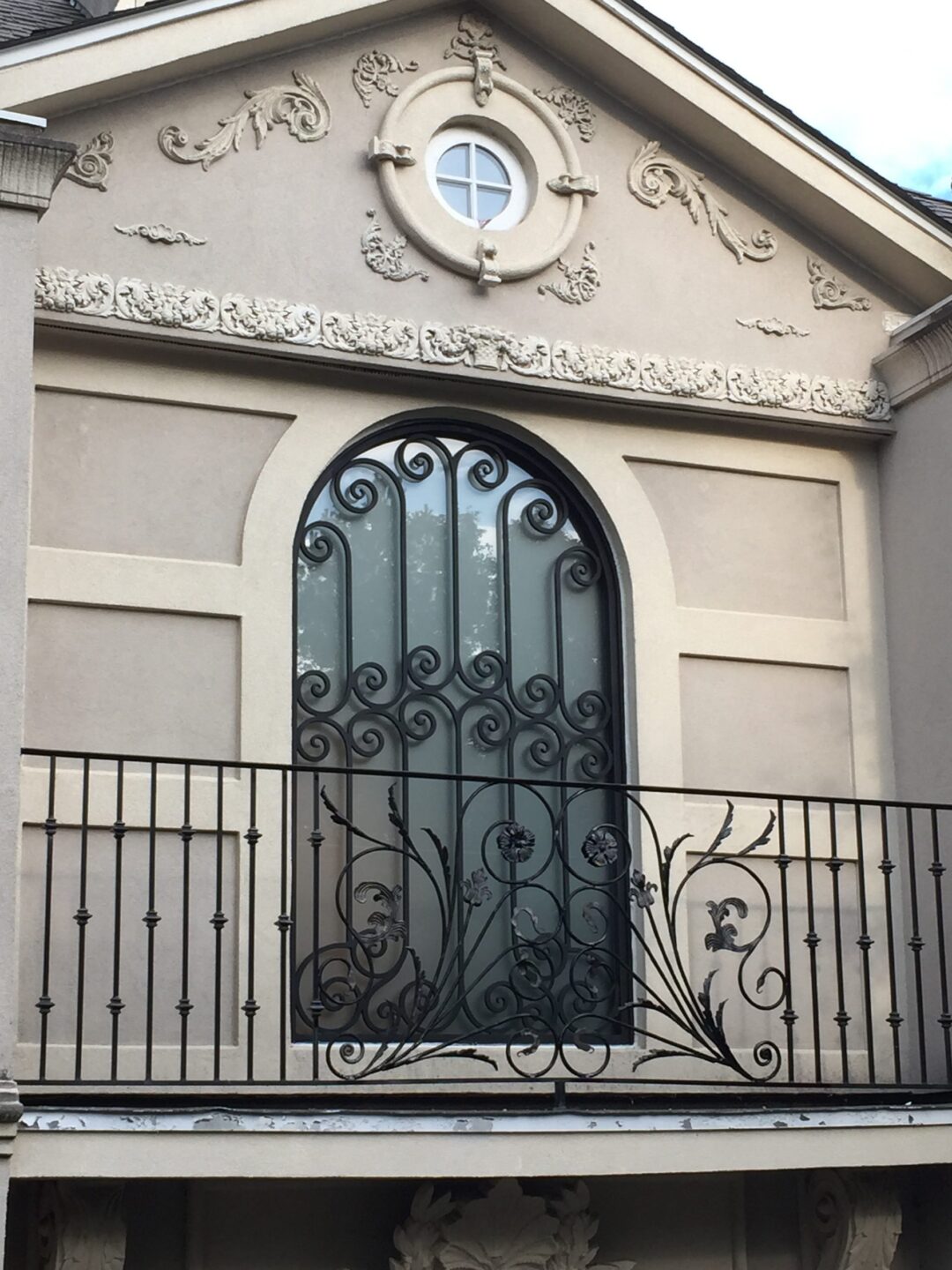 Exterior Faux Balcony Railing 2