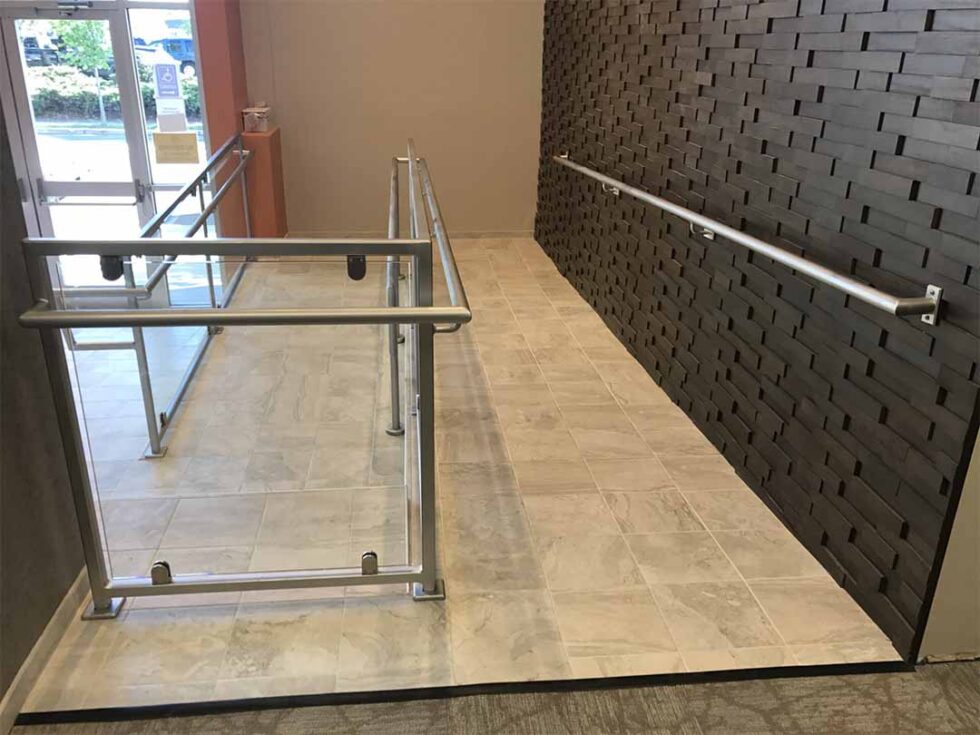 Stainless Steel Handicap Rail | Newman Iron Works
