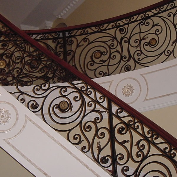 Custom Design Interior Stair Railing