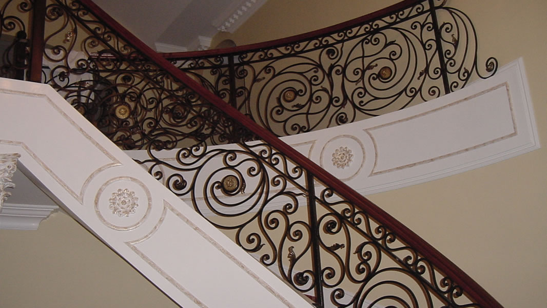 Custom Design Interior Stair Railing