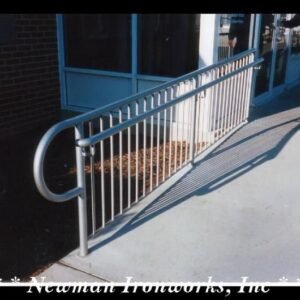 exterior handicap railing