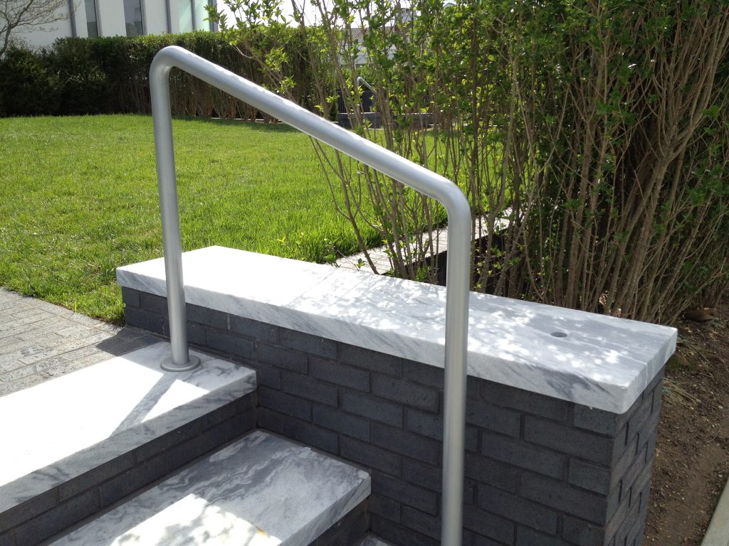 Exterior Post Mount Handrail 8 Newman Iron Works