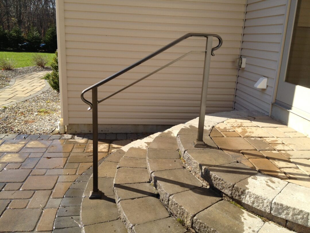 Exterior Post Mount Handrail 9