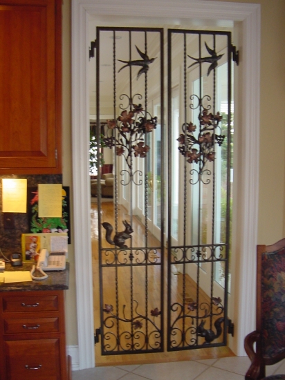Interior Gates Custom Made To Order From Wrought Iron Or