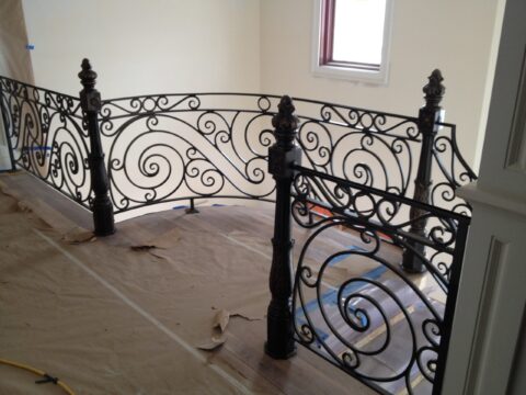Interior Custom Railing 10 | Newman Iron Works