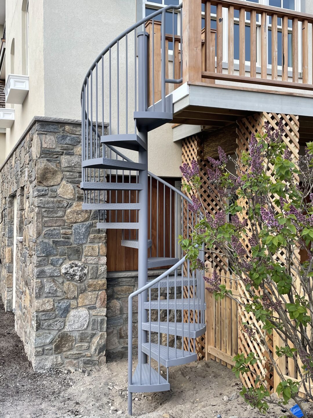 Exterior Spiral Staircase 2