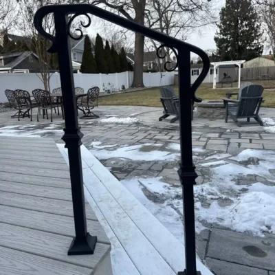 Exterior Post Mount Handrail 6