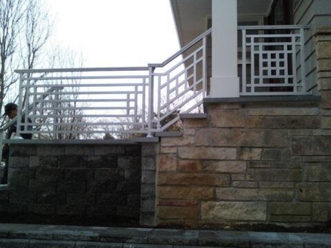 Exterior Custom Railing 53 | Newman Iron Works