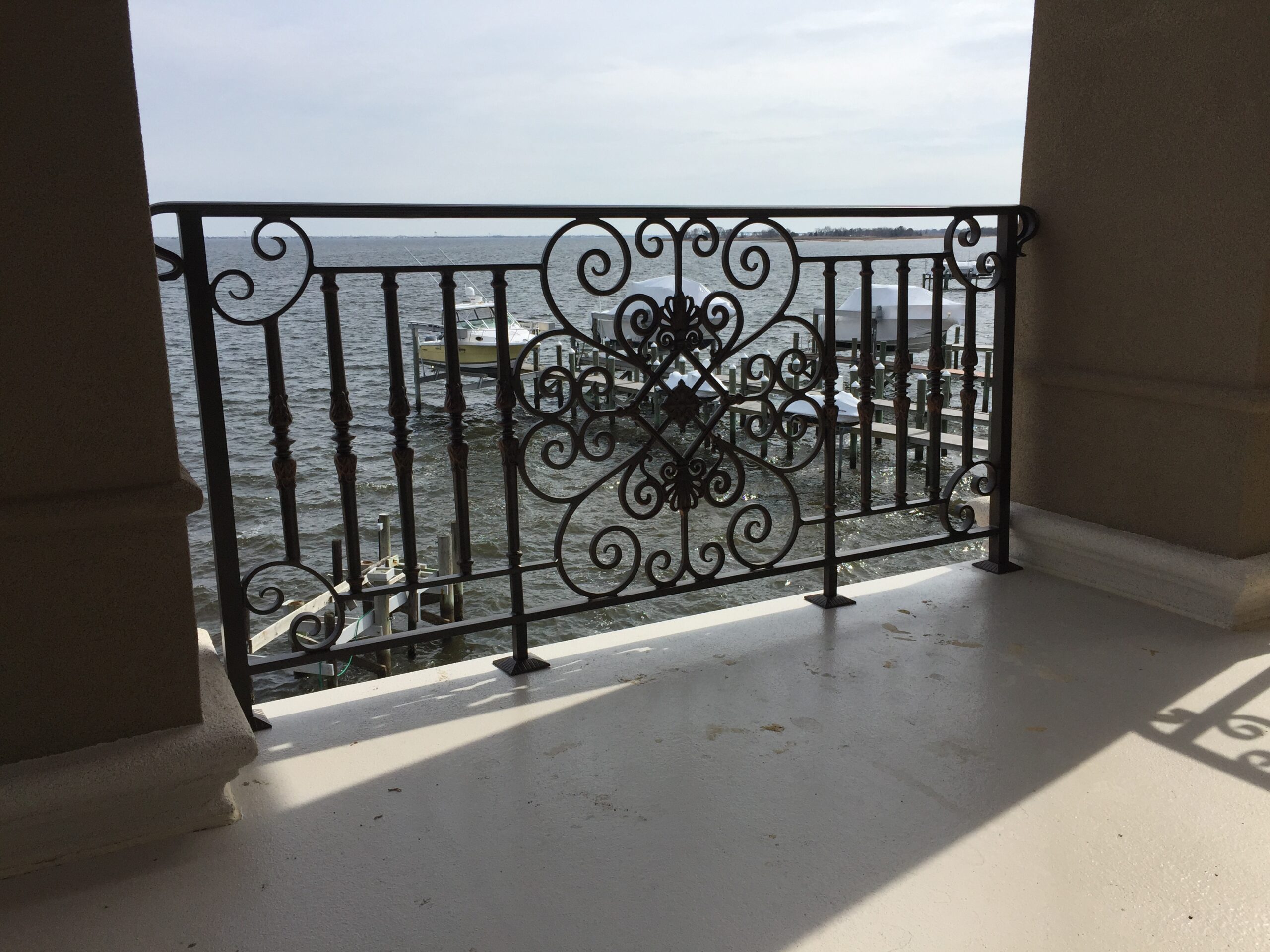 Exterior Wrought Iron Railings | Outdoor Wrought Iron Stair Railings