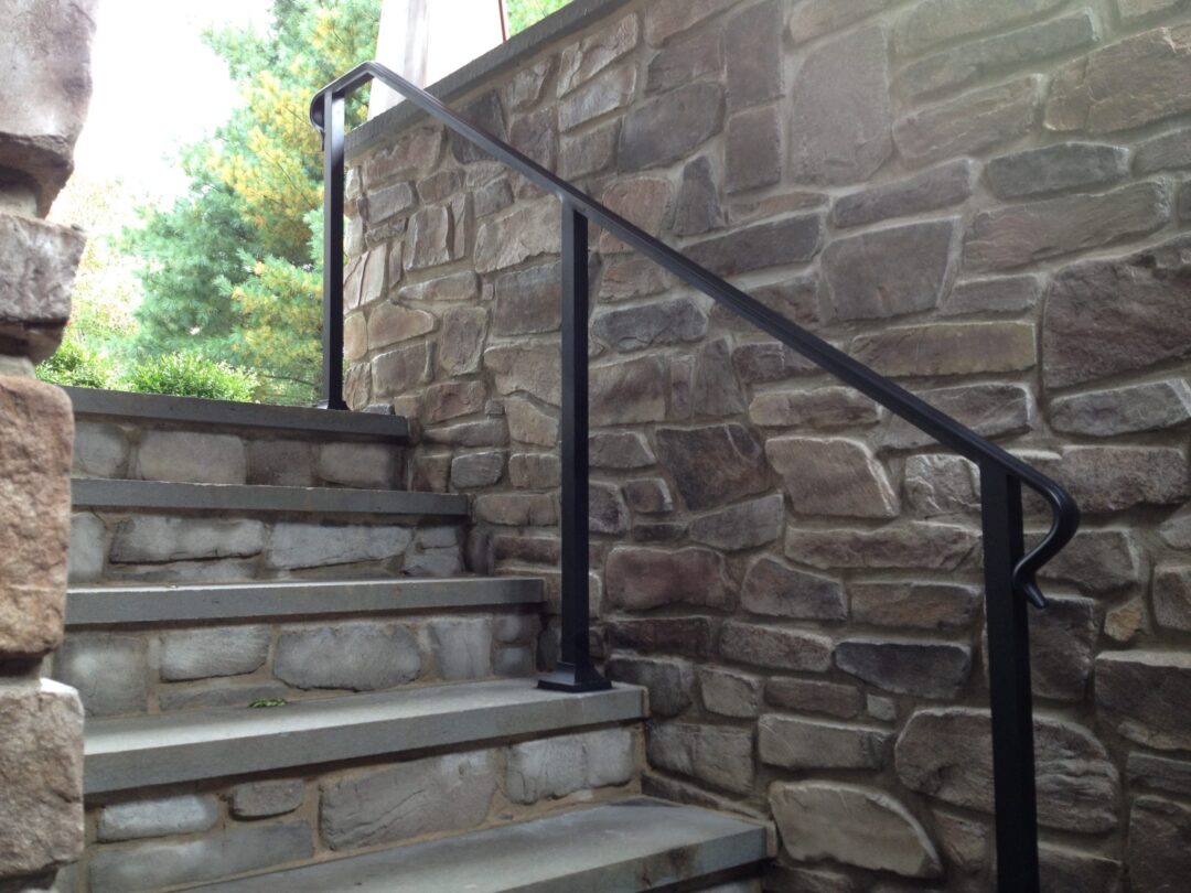 Exterior Post Mount Handrail 17