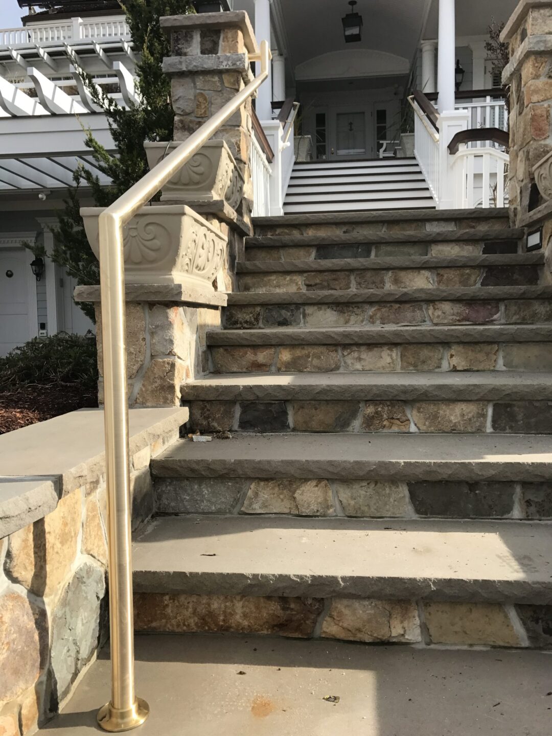 Exterior Post Mount Handrail 20