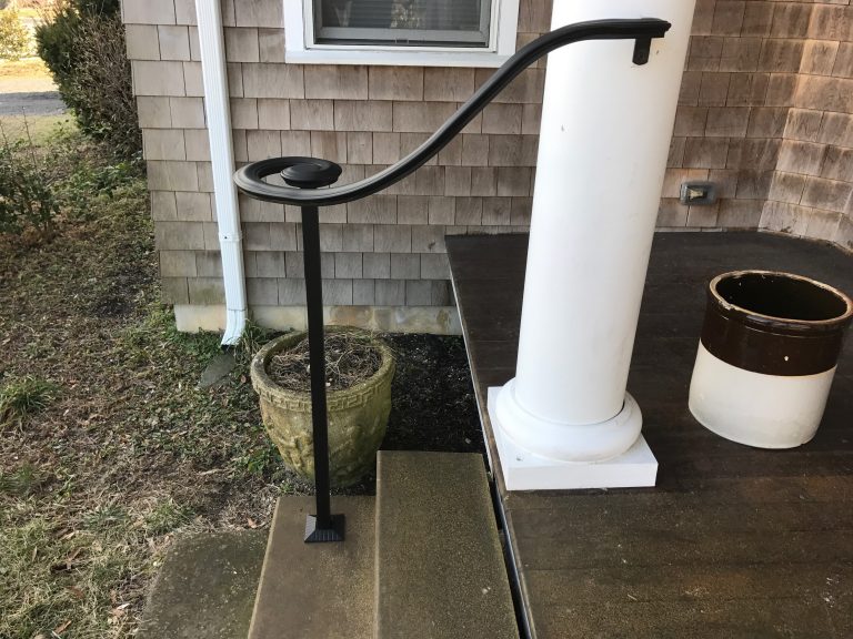 Exterior Post Mount Handrail 21 Newman Iron Works