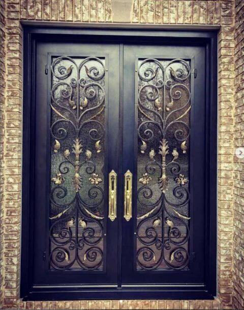 Metal Entry Door 13 | Newman Iron Works