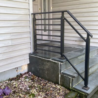 Exterior Horizontal Line Railing 7